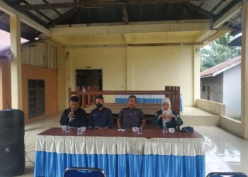 Kedatangan Sangga Kerja PWN Jambi Tahun 2021 di Desa Aro Kabupaten Batanghari