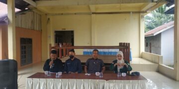 Kedatangan Sangga Kerja PWN Jambi Tahun 2021 di Desa Aro Kabupaten Batanghari