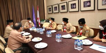 Sekjen Kwarnas Terima Audiensi Pengurus Kwarda Bengkulu