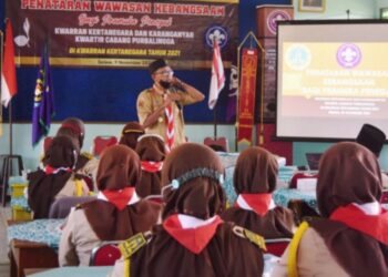 Kwarcab Purbalingga Selenggarakan Kegiatan Bela Negara Bagi Pramuka Penegak