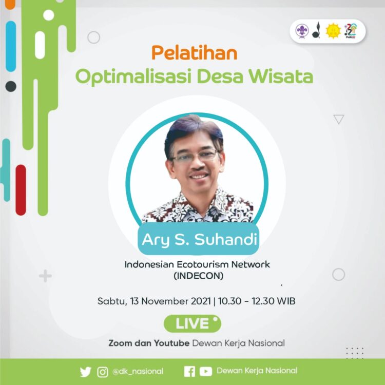 Pra Perkemahan Wirakarya Nasional 2021, “Optimalisasi Desa Wisata”