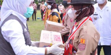 Wakil Wali Kota Palembang Lepas Kontingen Cabang Ikuti Jambore Daerah Sumatera Selatan