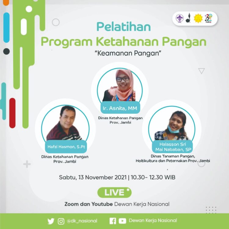 Pra PWN 2021: Pelatihan Ketahanan Pangan, Budidaya Ikan Dalam Ember