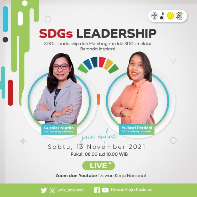 Pra PWN 2021: SDGs Leadership, Peran Pramuka Berkontribusi Untuk Pembangunan Berkelanjutan