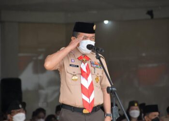 Kamabida Gerakan Pramuka Jambi Tutup Kegiatan PWN Jambi Tahun 2021