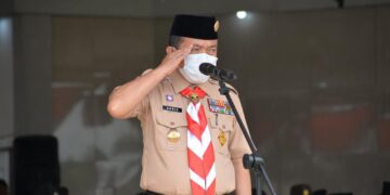 Kamabida Gerakan Pramuka Jambi Tutup Kegiatan PWN Jambi Tahun 2021