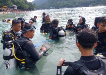 Roverweek III 2021 Selesai, Kwarda Aceh Kukuhkan 43 Scout Diving