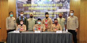Kwarnas Lakukan Monev dan Pembekalan Pramuka Duta Perubahan Perilaku di Kudus