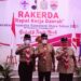 Wakil Ketua Kwarnas/Kakom Renbang, Kak Dr. Joko Mursitho M.Si, Ketua Kwarda Gerakan Pramuka Sumatera Utara, Kak H. Nurdin Lubis, dan Gubernur selaku Ketua Majelis Pembimbing Daerah Gerakan Pramuka (Kamabida) Sumatera Utara, Kak Edy Rahmayadi.