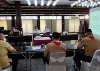 Audiensi Kwarda DIY di Kwarnas Paparkan Persiapan Pembangunan Museum Pramuka di Yogyakarta