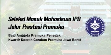 Penegak Kwarda Jabar Bisa Masuk IPB Lewat Jalur Prestasi Pramuka, Ini Ketentuannya