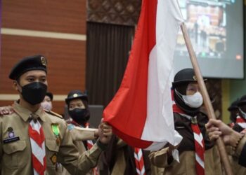 38 Anggota Pramuka UIN Sunan Kalijaga Yogyakarta Dilantik Menjadi Dewan Racana