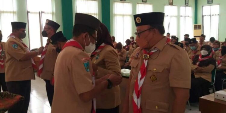 Foto – Pelantikan Serentak Pengurus Kwartir Ranting di Kwarcab Kota Pasuruan