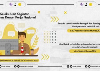 Terbuka untuk Penegak dan Pandega se-Indonesia, DKN Buka Seleksi Anggota Unit Kegiatan Humas