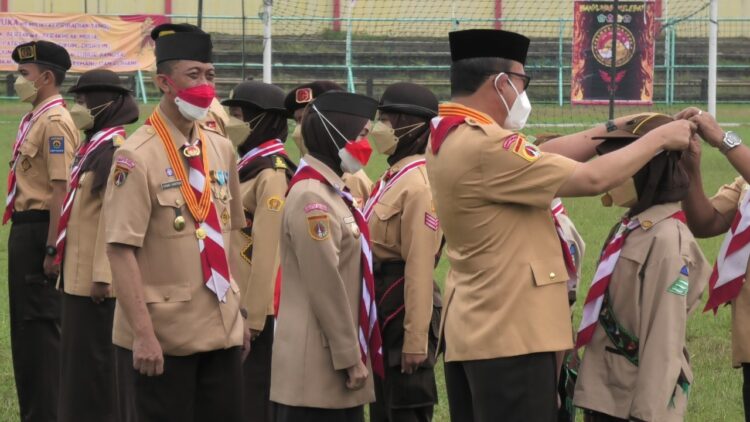 Ka Mabicab Banyumas Lantik 515 Pramuka Garuda