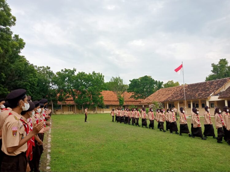 Gudep Pangkalan SMAN 2 Rembang Menyelenggarakan Kemah Blok
