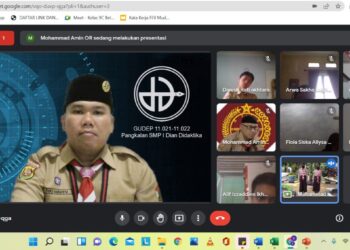 Kiat Gudep 11.021-11.022 SMPI Dian Didaktika Depok Latihan di Tengah Pandemi