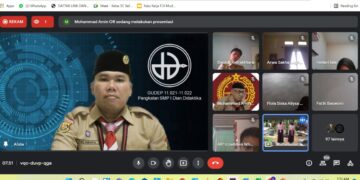 Kiat Gudep 11.021-11.022 SMPI Dian Didaktika Depok Latihan di Tengah Pandemi