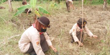 Peringati BP Day, Saka Wanabakti Grobogan Lakukan Aksi Tanam Pohon