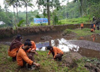 Pramuka Peduli Kwarcab Purbalingga Gelar Program Kali dan Lingkungan Bersih