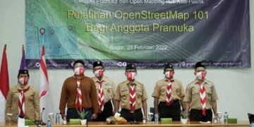 Kwarnas dan OMH Asia-Pasifik Gelar Pelatihan “OpenStreetMap 101” Bagi Anggota Pramuka