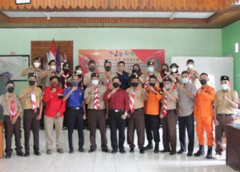 Satgas Pramuka Peduli Kwarcab Luwu Timur Gelar Rapat Kerja