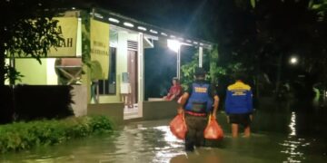 Banyumas Bagian Timur Banjir, Pramuka Peduli dan Disospermasdes Dirikan Dapur Umum