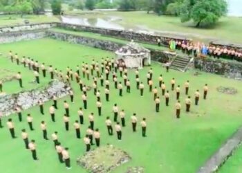 Pramuka Aceh Besar Gelar Napak Tilas Kerajaan Islam Lamuri