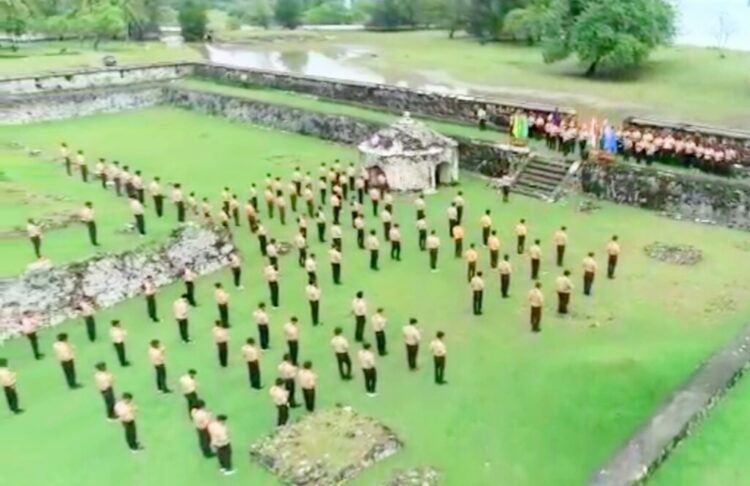 Pramuka Aceh Besar Gelar Napak Tilas Kerajaan Islam Lamuri