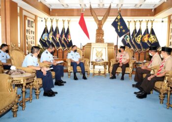 Terkait Jamnas XI, KASAU Terima Audiensi Pimpinan Kwarnas