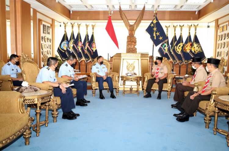 Terkait Jamnas XI, KASAU Terima Audiensi Pimpinan Kwarnas