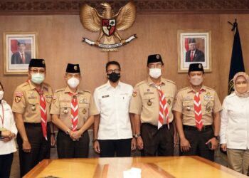 Audiensi dengan Menparekraf RI, Pimpinan Kwarnas Minta Saka Pariwisata Diaktifkan