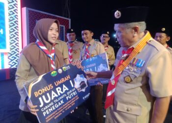 MTR Pramuka Aceh 2022 Berjalan Sukses, Pemenangnya Dapat  Bonus Umrah