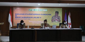 Ketua DKC Jakarta Pusat, Muhammad Dafa Iqbal memimpin Sidparcab jakpus 2022.