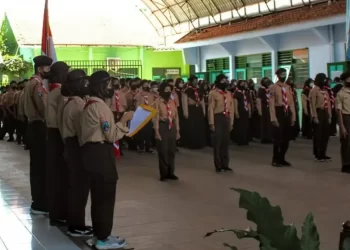 FOTO – Pelantikan Pramuka Garuda Pangkalan SMP Negeri 10 Kota Madiun