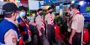 Puluhan Ribu Anggota Pramuka Bantu Aktivitas Mudik Lebaran di Berbagai Daerah