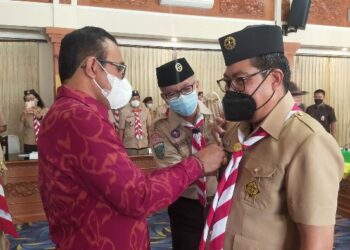 I Kadek Agus Arya Wibawa Resmi Menjabat Ketua Kwarcab Kota Denpasar