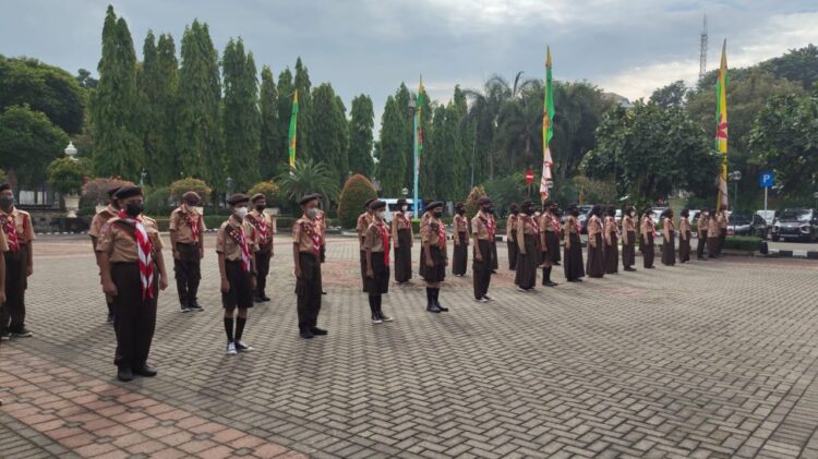 Kwarcab Jakarta Pusat Kukuhkan 41 Orang Pramuka Garuda