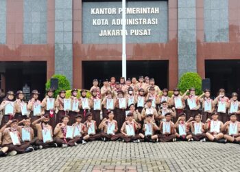Kwarcab Jakarta Pusat Kukuhkan 41 Orang Pramuka Garuda