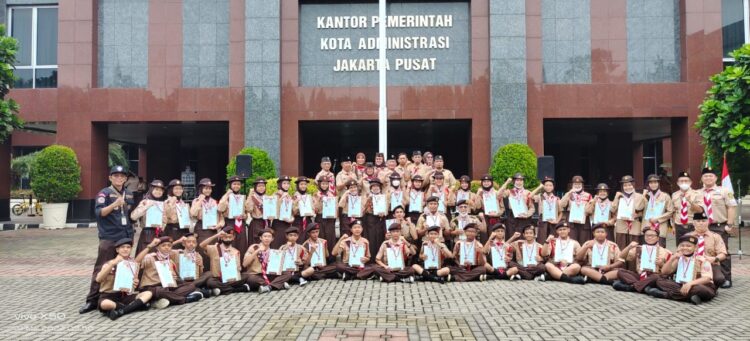 Kwarcab Jakarta Pusat Kukuhkan 41 Orang Pramuka Garuda