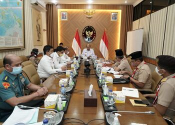 Bahas Jamnas XI 2022, Pimpinan Kwarnas Gelar Rapat Koordinasi dengan Kemenko Polhukam