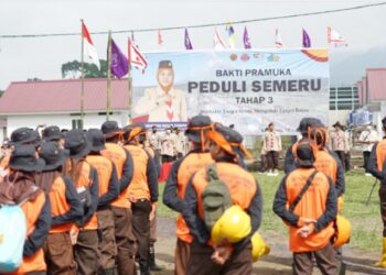 Kwarda Jatim Tuntaskan Pembangunan 50 Huntara untuk Pengungsi Semeru