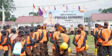 Kwarda Jatim Tuntaskan Pembangunan 50 Huntara untuk Pengungsi Semeru