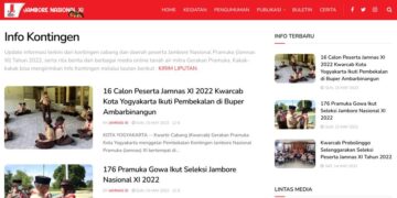 Update Informasi Kontingen Jamnas XI 2022 Terrangkum Di Sini