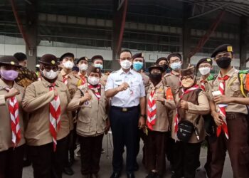 Ka Mabida DKI Jakarta Apresiasi Aksi Pramuka yang Telah Membantu Kelancaran Mudik 2022
