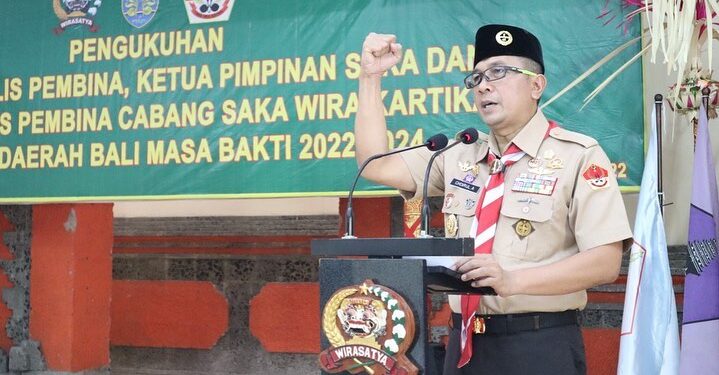Foto –  Pelantikan Pengurus Saka Wira Kartika Tingkat Daerah Bali Masa Bakti 2022-2024