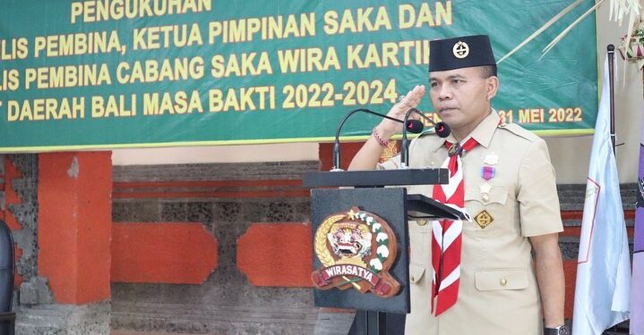 Foto –  Pelantikan Pengurus Saka Wira Kartika Tingkat Daerah Bali Masa Bakti 2022-2024