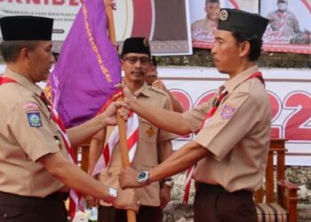 Pramuka NTB Bantu Sukseskan Motorcross Grand Prix Indonesia 2022