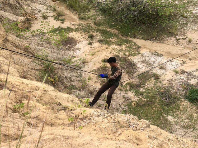 Saka Wira Kartika Dewantara Kodim 0103 Gelar Latihan Mountenering