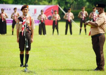 Kwartir Nasional Seleksi Petugas Upacara Jambore Nasional XI 2022 dan Hari Pramuka ke-61